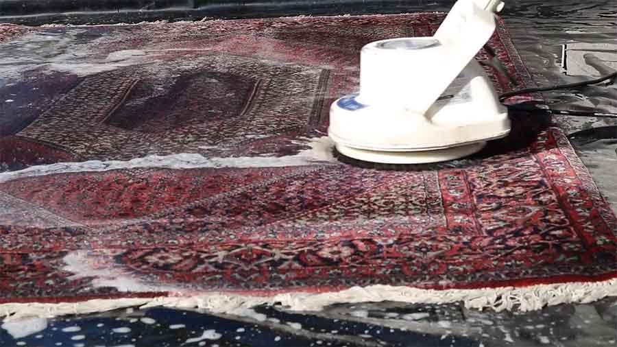 شستشوی فرش دستباف با قالیشوی صنعتی